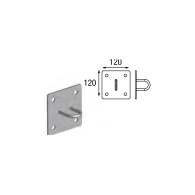 Platine de fixation pour élingue ou chaîne