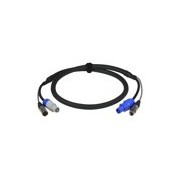 Câble hybride lumière POWERCON/DMX XLR5
