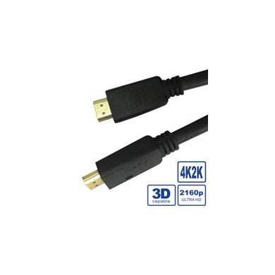 Câble HDMI 4K Ultra HD, 25m, avec Ethernet, avec repeater