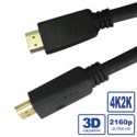 Câble HDMI 4K Ultra HD, 25m, avec Ethernet, avec repeater