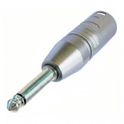 Adaptateur XLR mâle - Jack mâle mono Neutrik