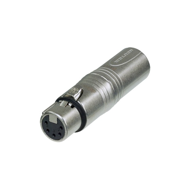 Adaptateur DMX Mâle 5 Points Vers Femelle 3 Points - Câble 0,3 M, Pour éclairage Scénique