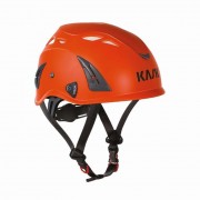 Casque monteur orange , réglage facile par molette, jugulaire, 390g